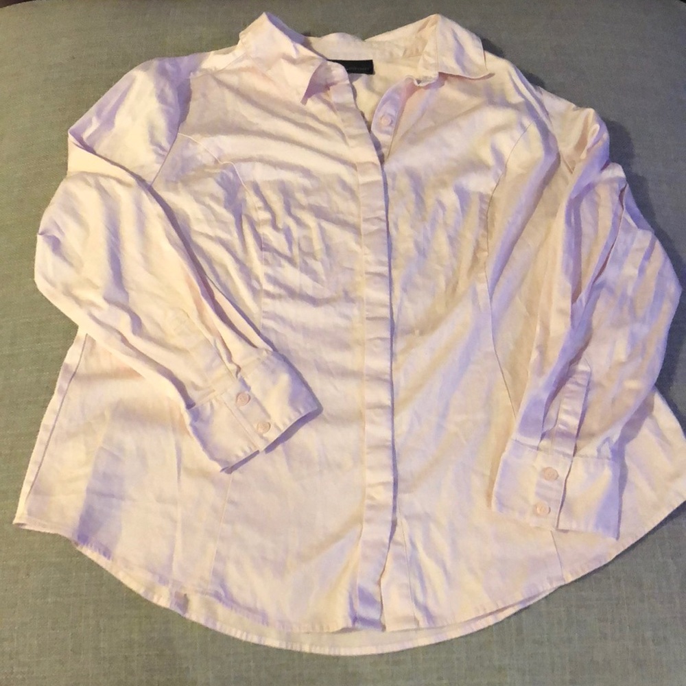 Lane Bryant button up blouse